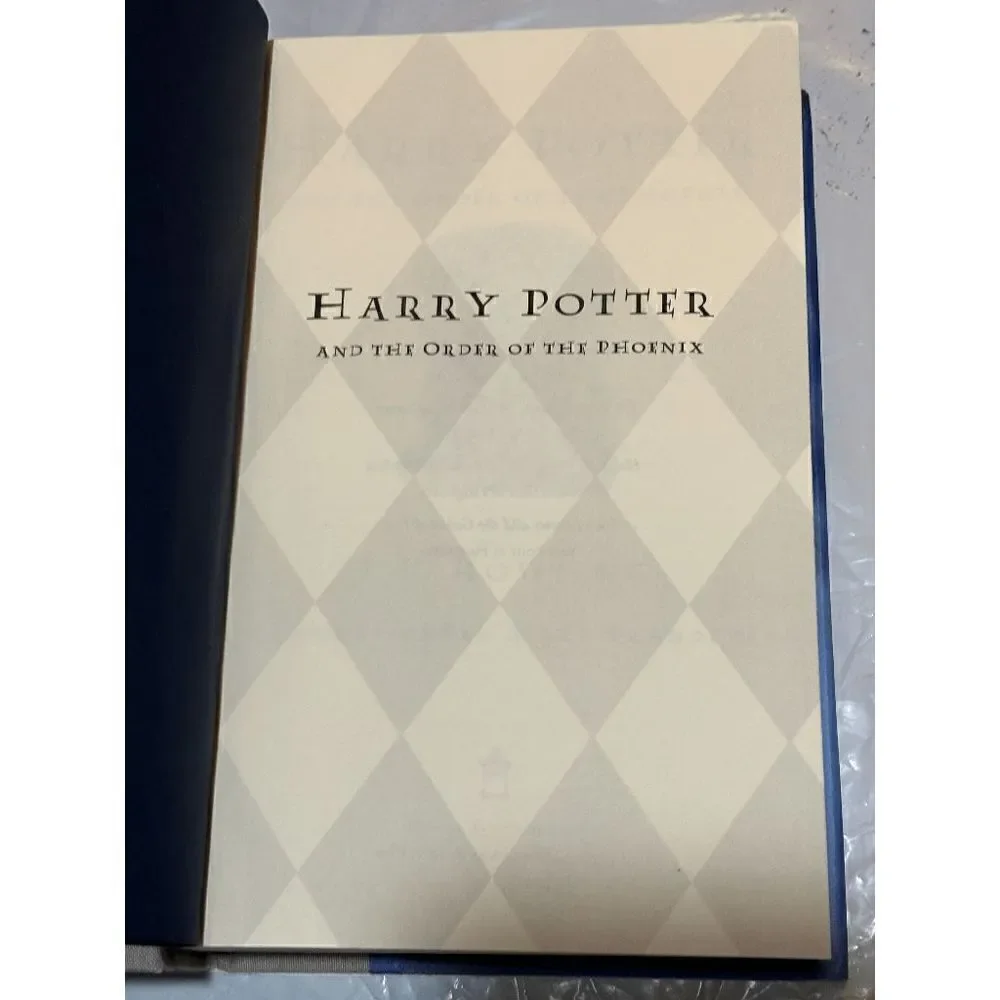 Harry Potter and the Order of the Phoenix J K Rowling‎ 1st Edition 1st Print HC